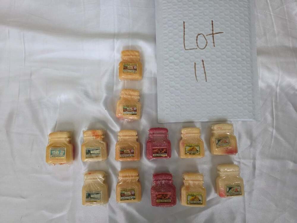 Yankee Candle Mixed Wax Melts Tarts Lot of 12 Assorted Scents #11